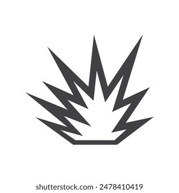 explosion vector icon illustration design 
