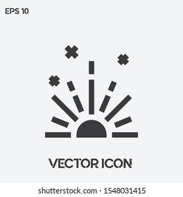 Explosion vector icon illustration. Ui/Ux. Premium quality.