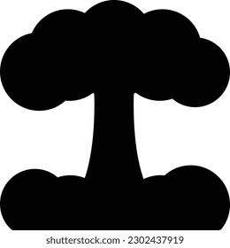 explosión Ilustración vectorial en un fondo transparente. Símbolos de calidad superior. Iconos vectoriales de glifos para diseño de conceptos y gráficos. 
