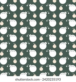 Explosion vector Illustration repeating trendy cute pattern colorful green background