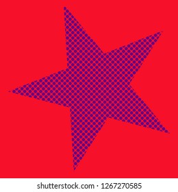 Explosion vector illustration. Retro pop art. star with dots. Comic book . Superhero action background. Vector - Vector