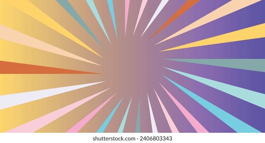 Ilustración vectorial de explosión. Fondo de arte pop retro con puntos. Sello de lucha de libro de historietas para la tarjeta Superhéroe de fondo de marco de acción.	