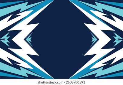 Explosive abstract background with dynamic lightning spikes and jagged arrow elements