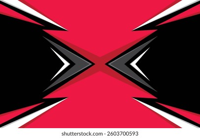 Explosive abstract background with dynamic lightning spikes and jagged arrow elements