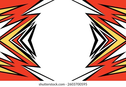 Explosive abstract background with dynamic lightning spikes and jagged arrow elements