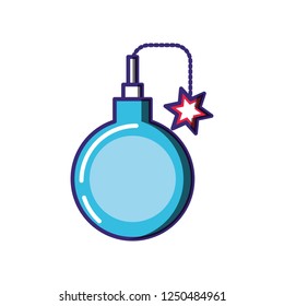 explosive bomb isolated icon