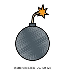explosive boom isolated icon