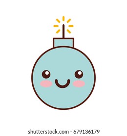 explosive boom kawaii character