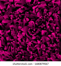Explosive bright on color from spots and splashes of pink paints. 