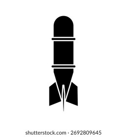  Icono de dispositivo explosivo sobre fondo blanco