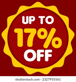 Explosive Discounts: Up to 17% off Vector Illustration