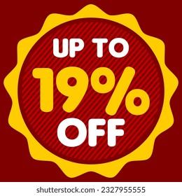 Explosive Discounts: Up to 19% off Vector Illustration