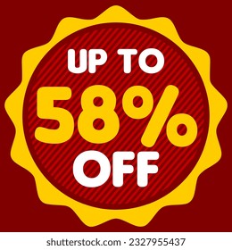 Explosive Discounts: Up to 58% off Vector Illustration