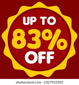 Explosive Discounts: Up to 83% off Vector Illustration