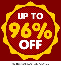 Explosive Discounts: Up to 96% off Vector Illustration