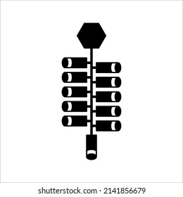 Explosive firecracker icon. Firecracker petard outline icon. Pyrotechnics symbol, vector illustration. Vector graphics