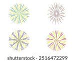 Explosive Fireworks Vector Graphics for Festive Events Ideal for Celebrating Halloween, Chinese New Year, Eid al-Fitr, Ramadan, Christmas, party, and holiday