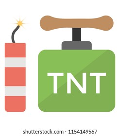 
Explosive with handle on it gripping icom for TNT
