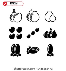 explosive icon isolated sign symbol vector illustration - Collection of high quality black style vector icons
