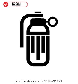 explosive icon isolated sign symbol vector illustration - high quality black style vector icons
