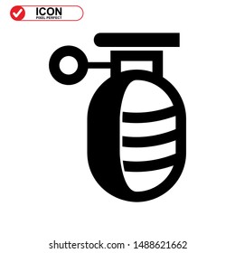 explosive icon isolated sign symbol vector illustration - high quality black style vector icons
