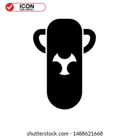 explosive icon isolated sign symbol vector illustration - high quality black style vector icons
