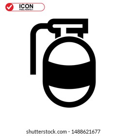 explosive icon isolated sign symbol vector illustration - high quality black style vector icons
