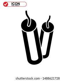 explosive icon isolated sign symbol vector illustration - high quality black style vector icons
