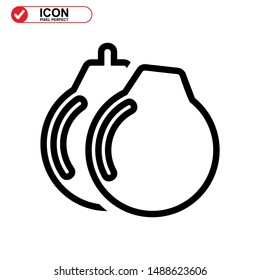 explosive icon isolated sign symbol vector illustration - high quality black style vector icons
