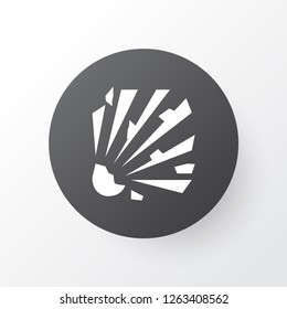 Explosive icon symbol. Premium quality isolated bomb element in trendy style.