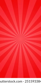 Explosive Red Ray Texture In Blank Vertical Vector Plain Background