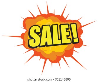 Explosive sale label vector