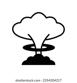 Icono de vector explosivo que puede fácilmente modificar o editar

