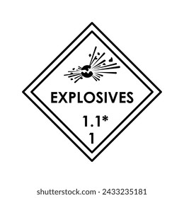 Elemento de color de explosivos. Material peligroso. Ilustración digital para página web, aplicación móvil, promoción.