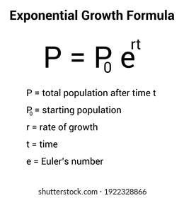 crecimiento exponencial y fórmula de deterioro