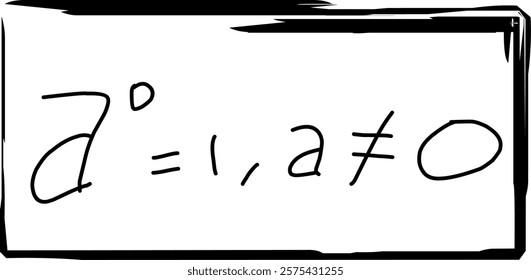 Exponential properties in mathematics, Power of zero