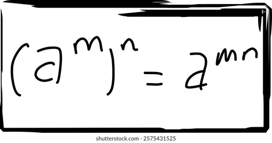 Exponential properties in mathematics, powers of multiplication