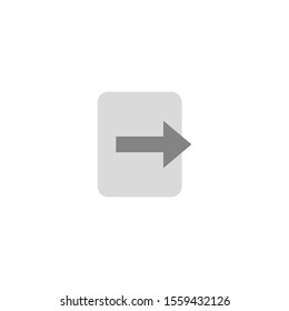 Export archive vector icon on white background. Flat vector export archive icon symbol sign from modern user interface collection. For mobile concept and web