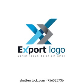 Export Branding Identity Corporate Vector Logo Design