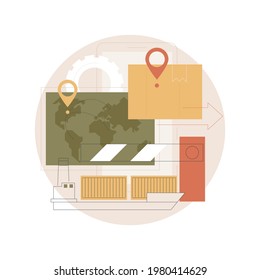 Export Control Abstract Concept Vector Illustration. Licensing Services, Export Of Goods, Software And Technology, National Security, Warehouse Storage, Logistic Industry, Cargo Abstract Metaphor.