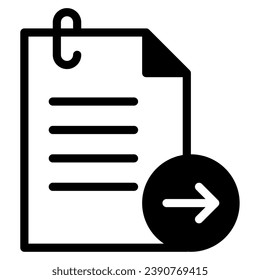 Export File icon illustration for web, app, infographic, etc