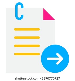 Export File icon illustration for web, app, infographic, etc