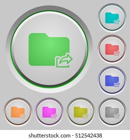 Export folder color icons on sunk push buttons