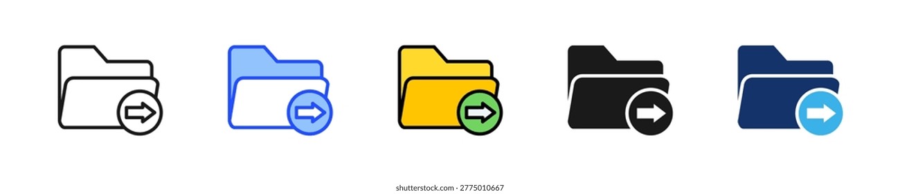 Export Folder Icon Collection With Multiple Styles