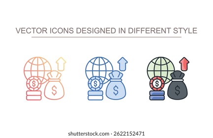 Exportar design de ícone com ilustração de estoque de fundo branco