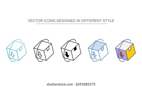 Diseño de icono de exportación con fondo blanco ilustración de stock