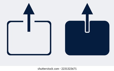 Export Icon Logo Vector Symbol. Share Icon. For website, UI, IX, website