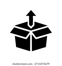 Export icon on white background