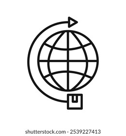 Export icon outline collection or set in black and white