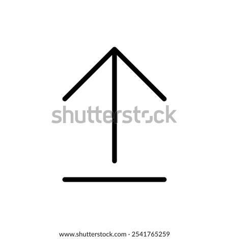 Export icon Outline set in black and white color